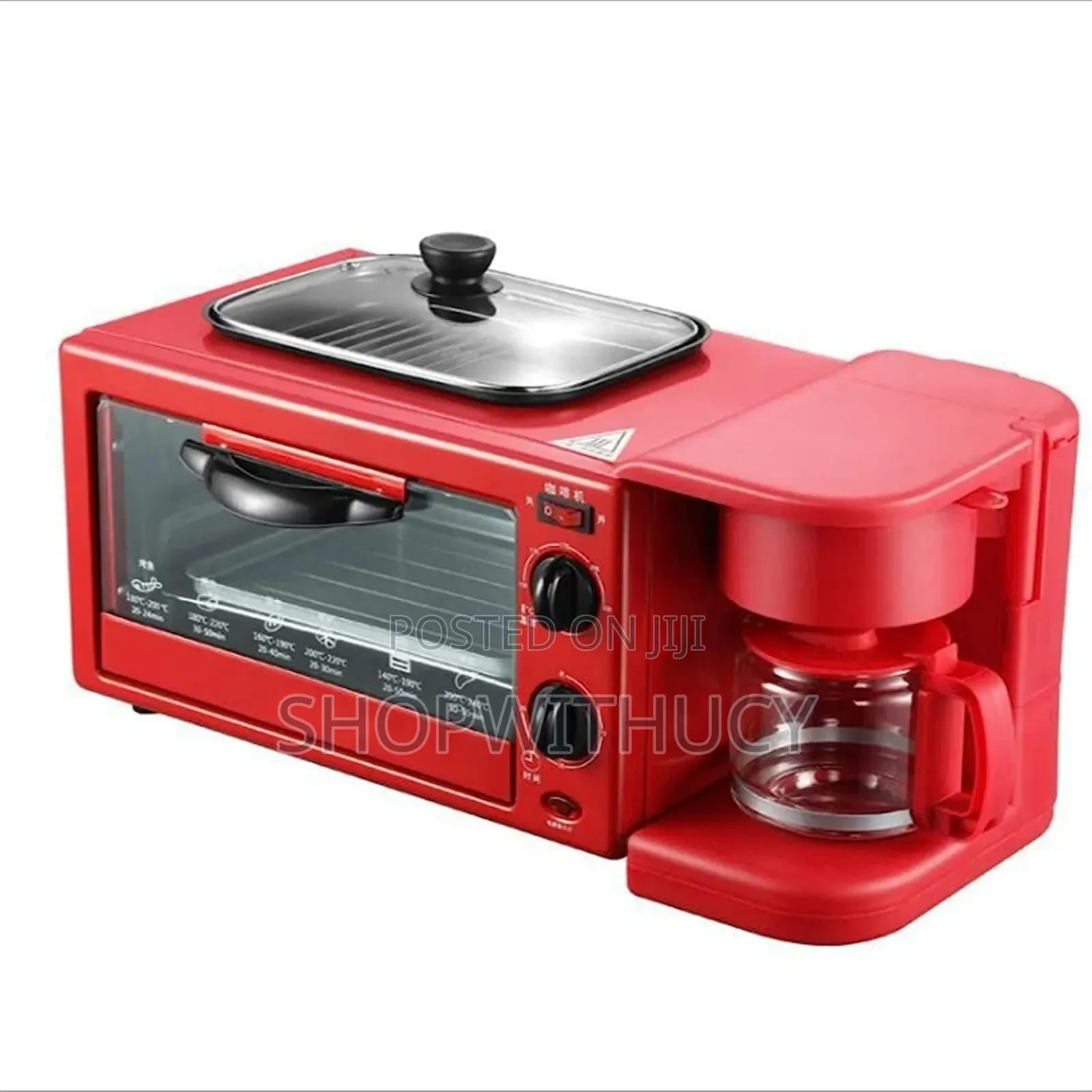 Electric Multifunction Breakfast Machine/Coffee Maker Mini Oven 16l
