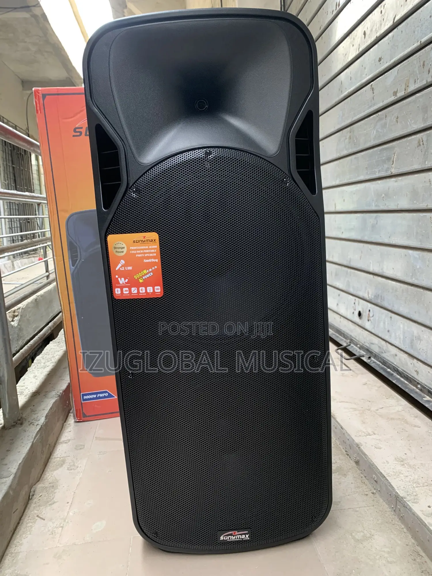 Sunymax Double Public Address System With 2 Wireless Mic
