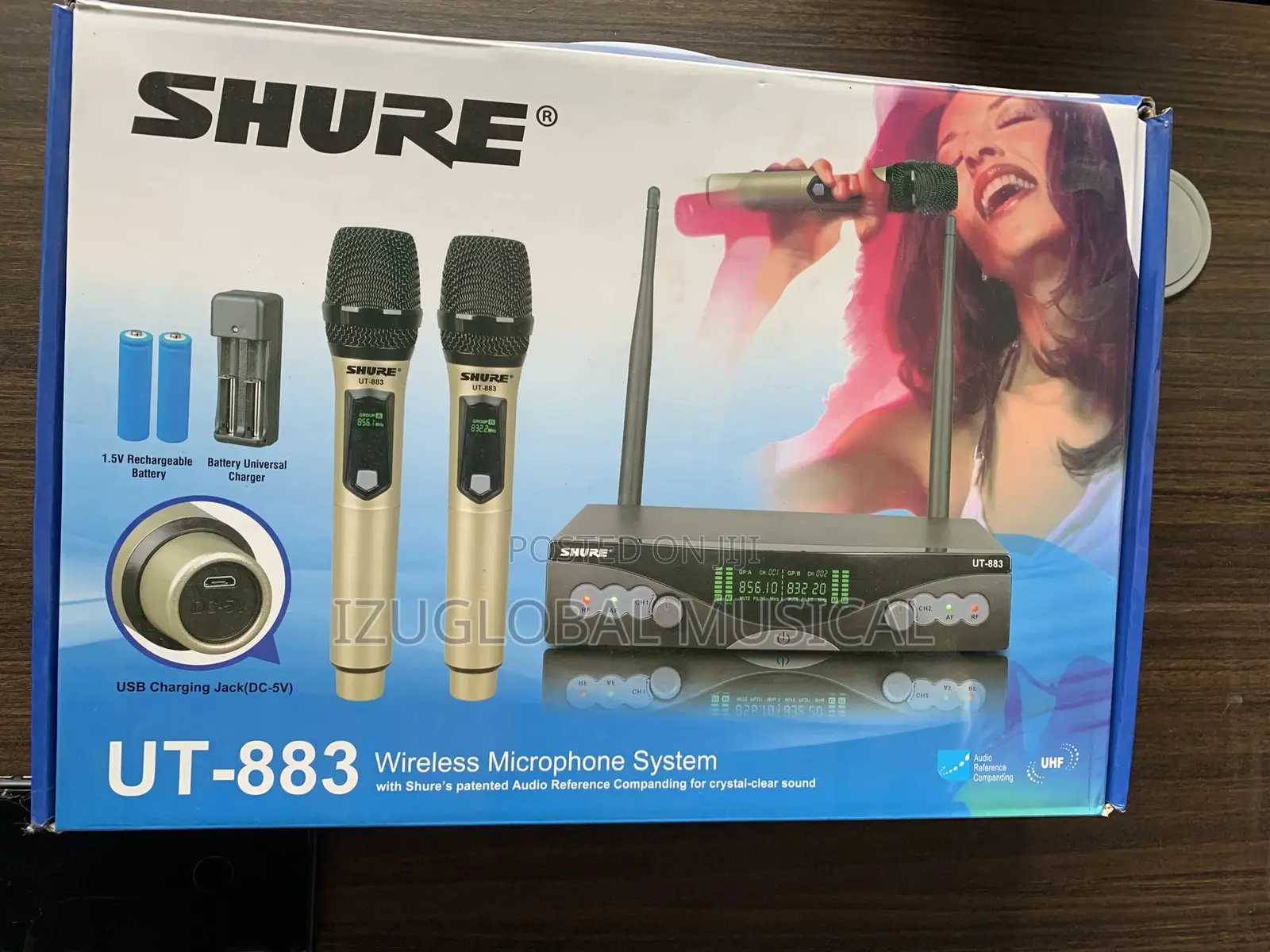 Shure Ut883 Rechargeable Wireless Microphone