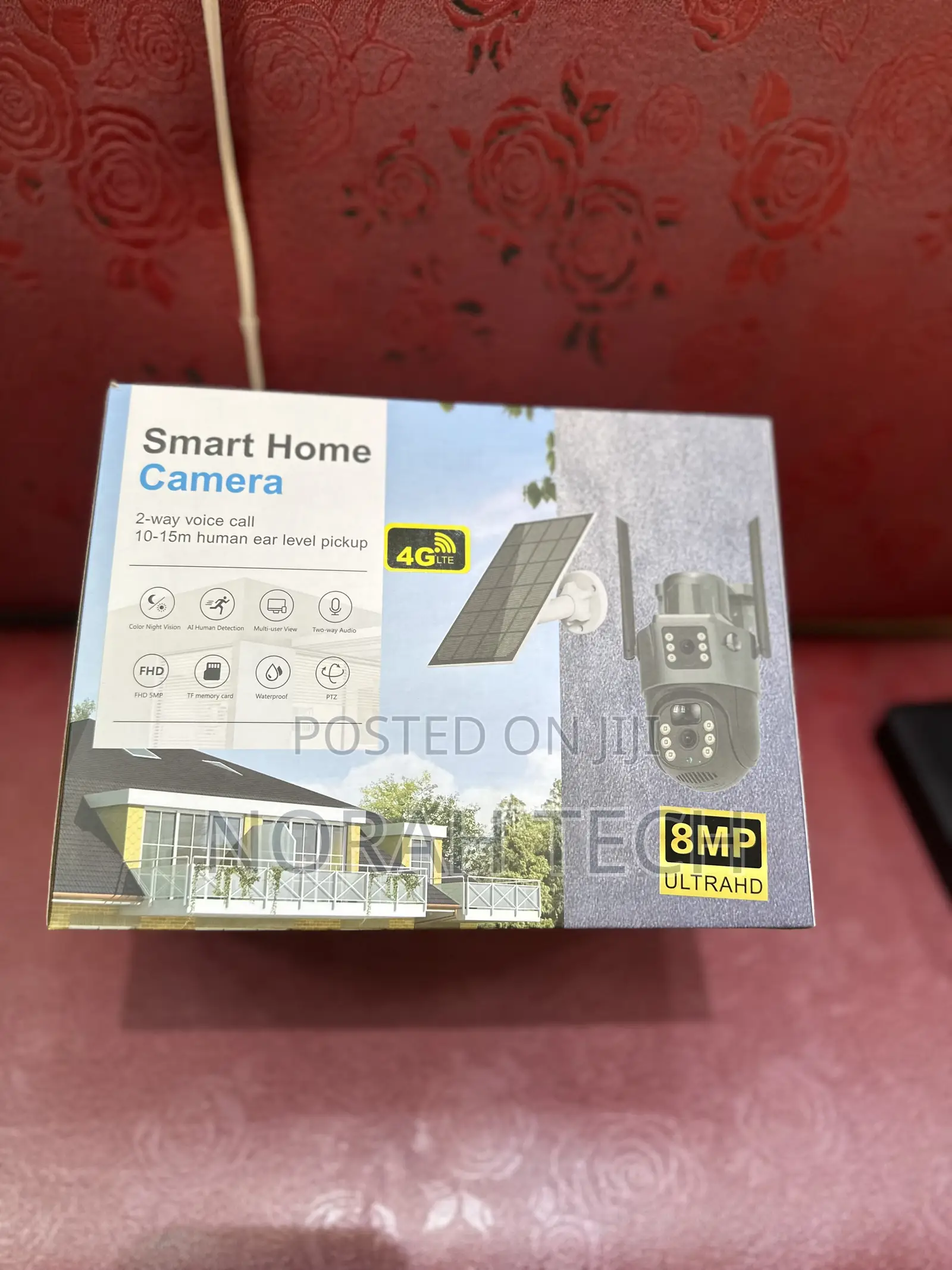 V380 4g Lte Solar Smart Home Security Camera