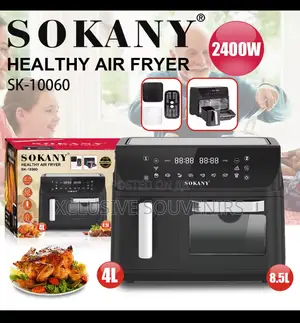 12.5l Stainless Steel Oil-free Digital Control Double Pot Air Fryer