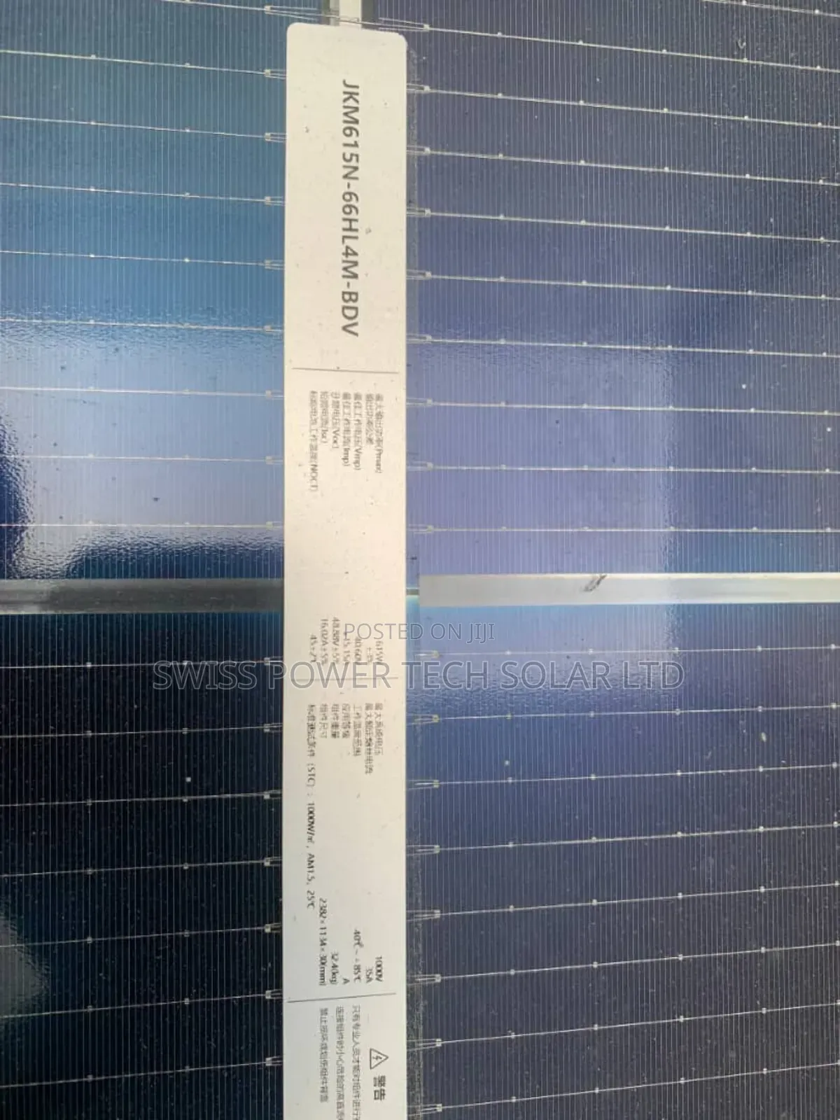 Direct Jinko Mono Panel 615w