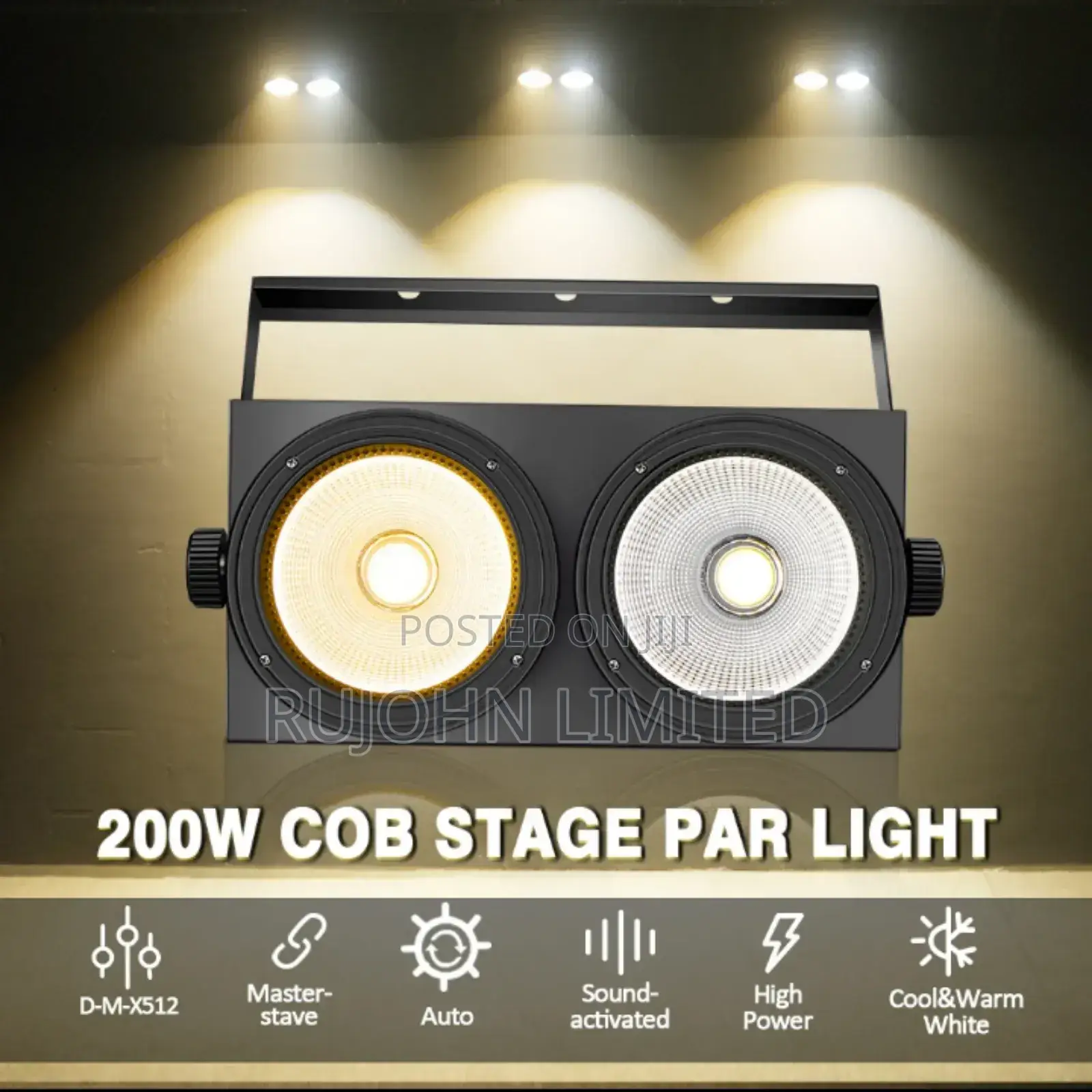 200w 2 Eyes Led Blinder Cob Stage Light