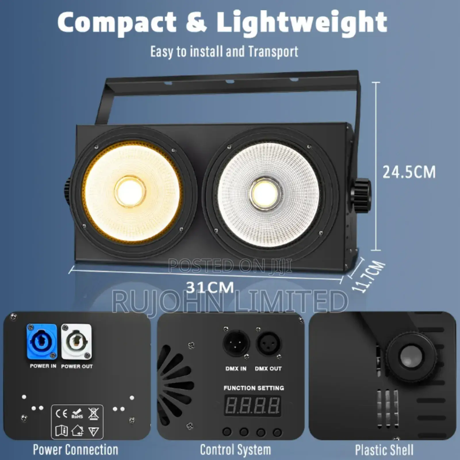 200w 2 Eyes Led Blinder Cob Stage Light