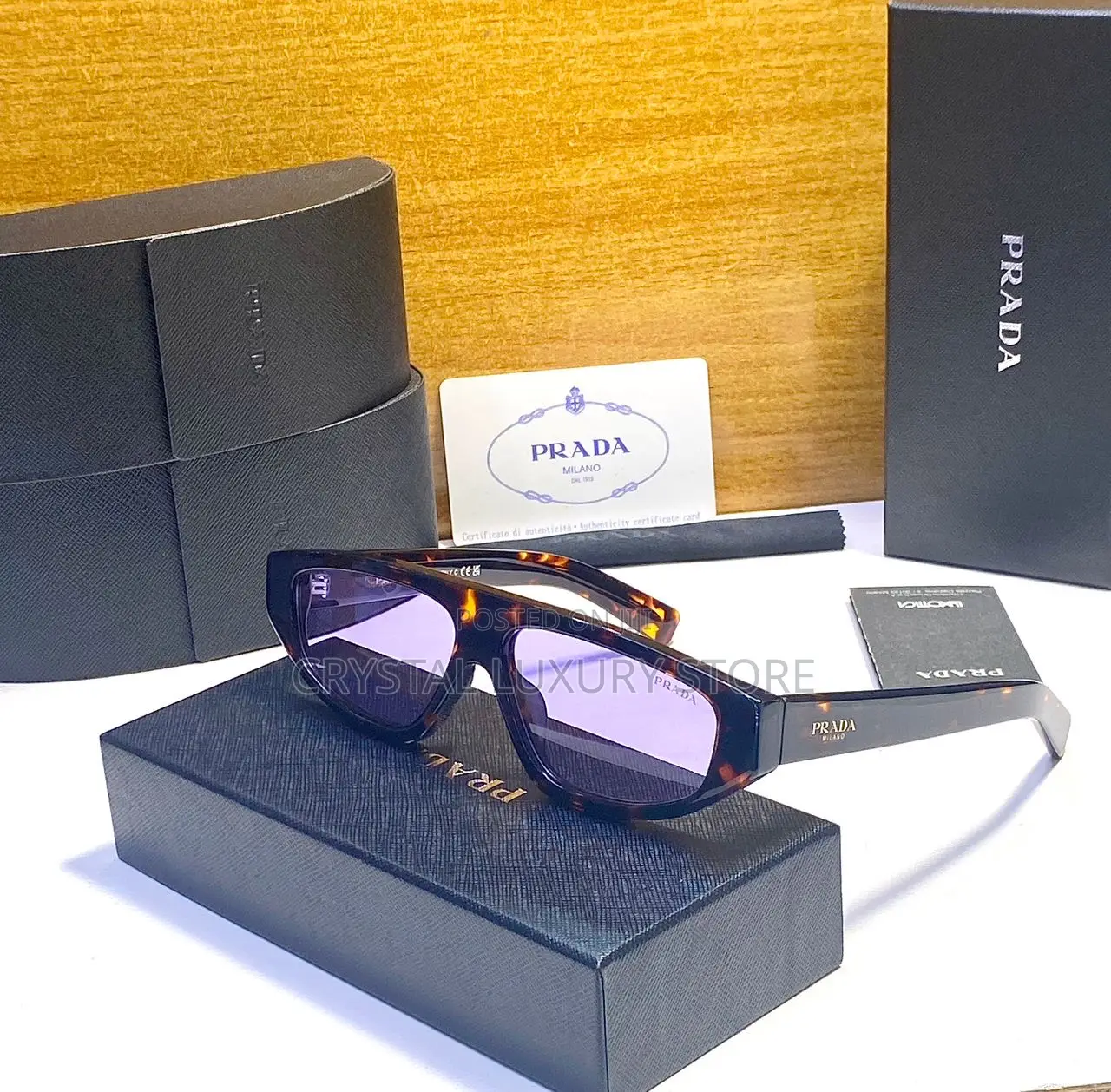 Prada Quality Luxury Frame Glasses