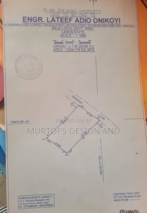 1,100sqm of Land With C of O for Joint Ventures Off Opebi Ikeja.