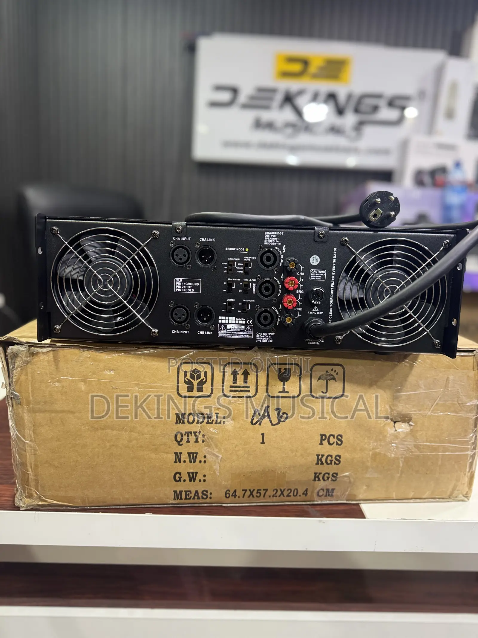 Heavy Duty Professional Powered Amplifier Ca30 Slave Engine