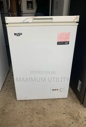 Bush 100 LTRS Uk Used Step Down Chest Freezer, Factory Fitted