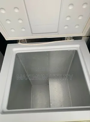 Bush 100 LTRS Uk Used Step Down Chest Freezer, Factory Fitted