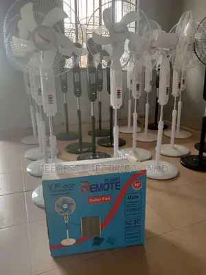 16inches of Solar Rechargeable Fan With Usb, Bulb/ 20w of Solar Panel