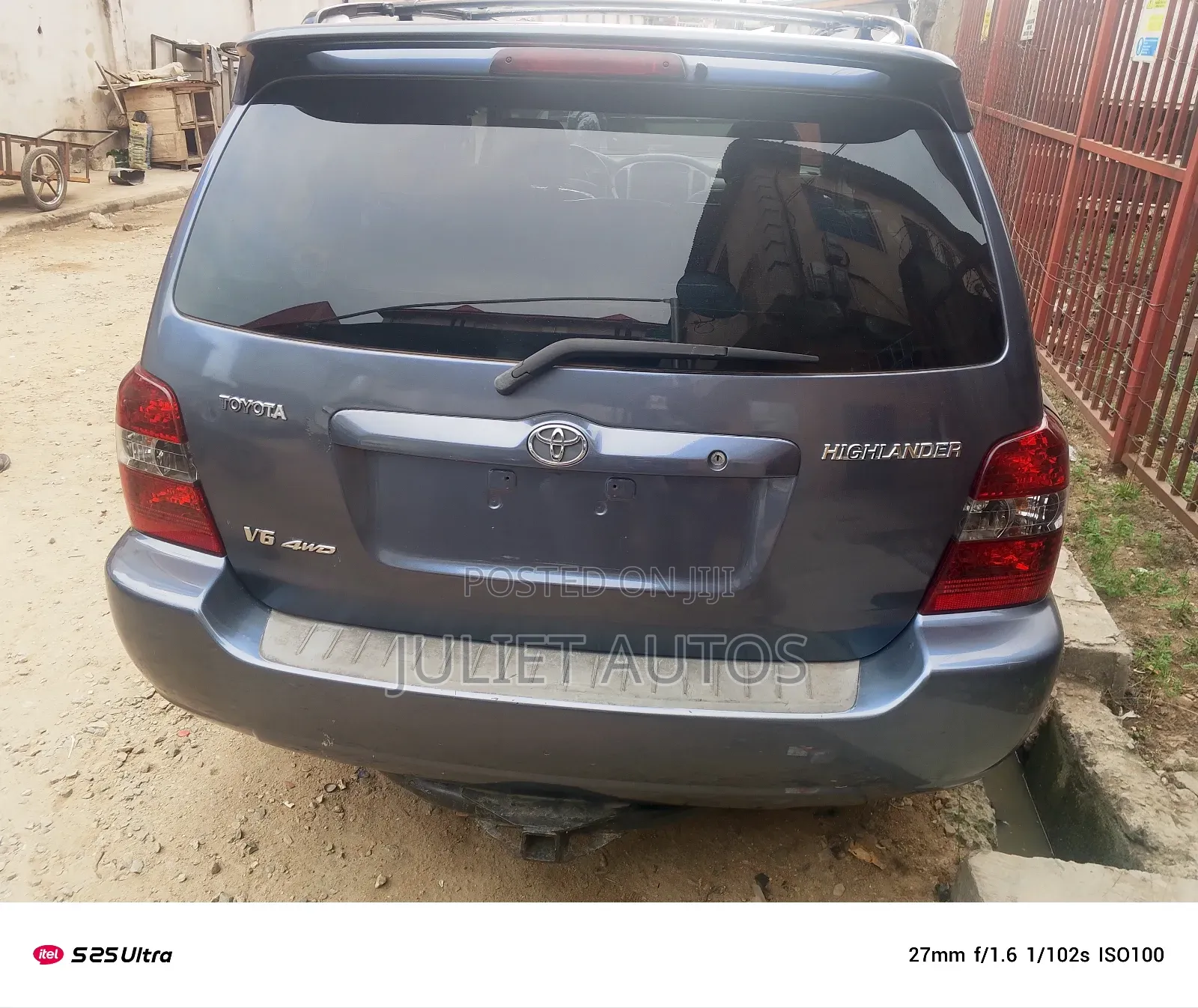 Toyota Highlander 2007 Gray