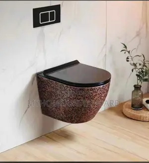 Brown Wall Hung Water Closet