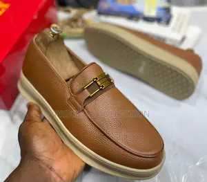 Bally Brown Sole Matte Leather Round Toe Loafers