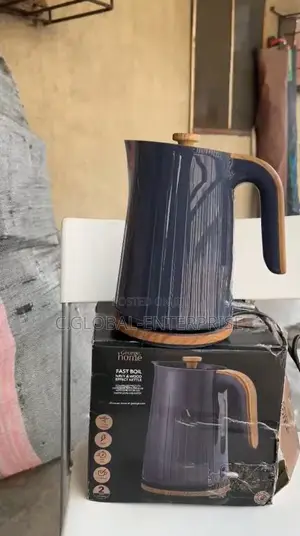 George Home Fast Boil Wood Effect Kettle Electric Jug - 1.7l