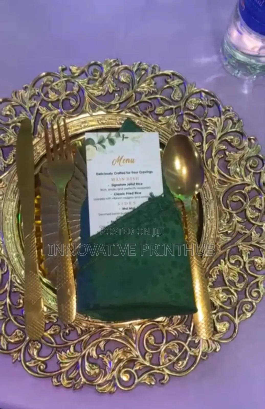 Menu Printing