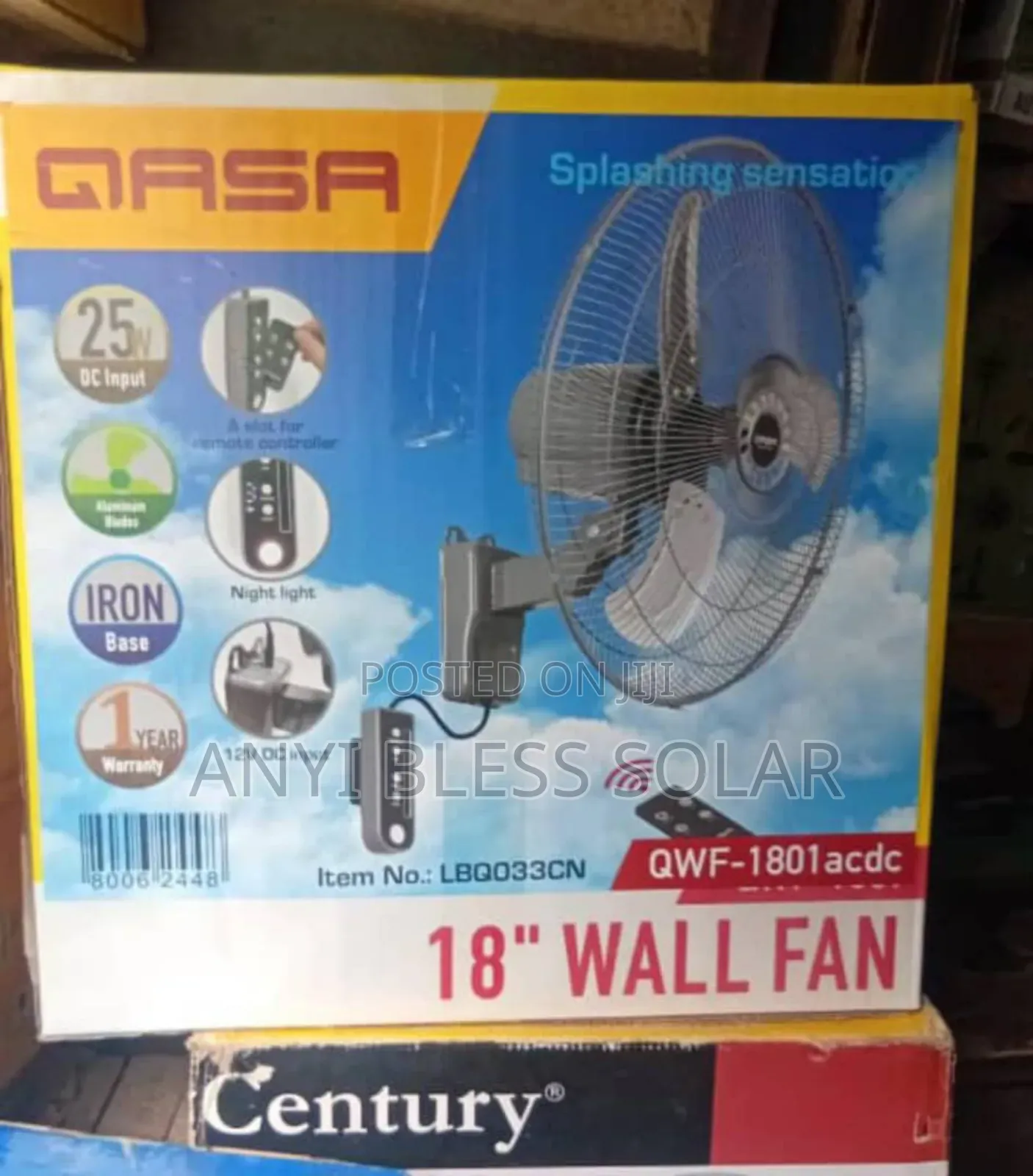 18" Gaza Wall Fan