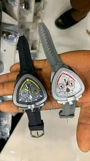 Tonino Lamborghini Chronograph Silver Rubber Watch