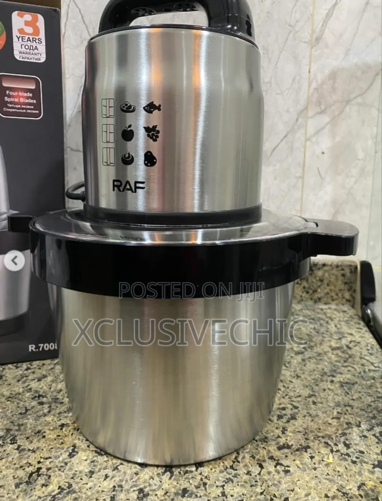Raf 6 Litres Yam Pounder Food Processor