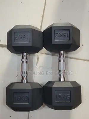 15kg Hex Dumbbell
