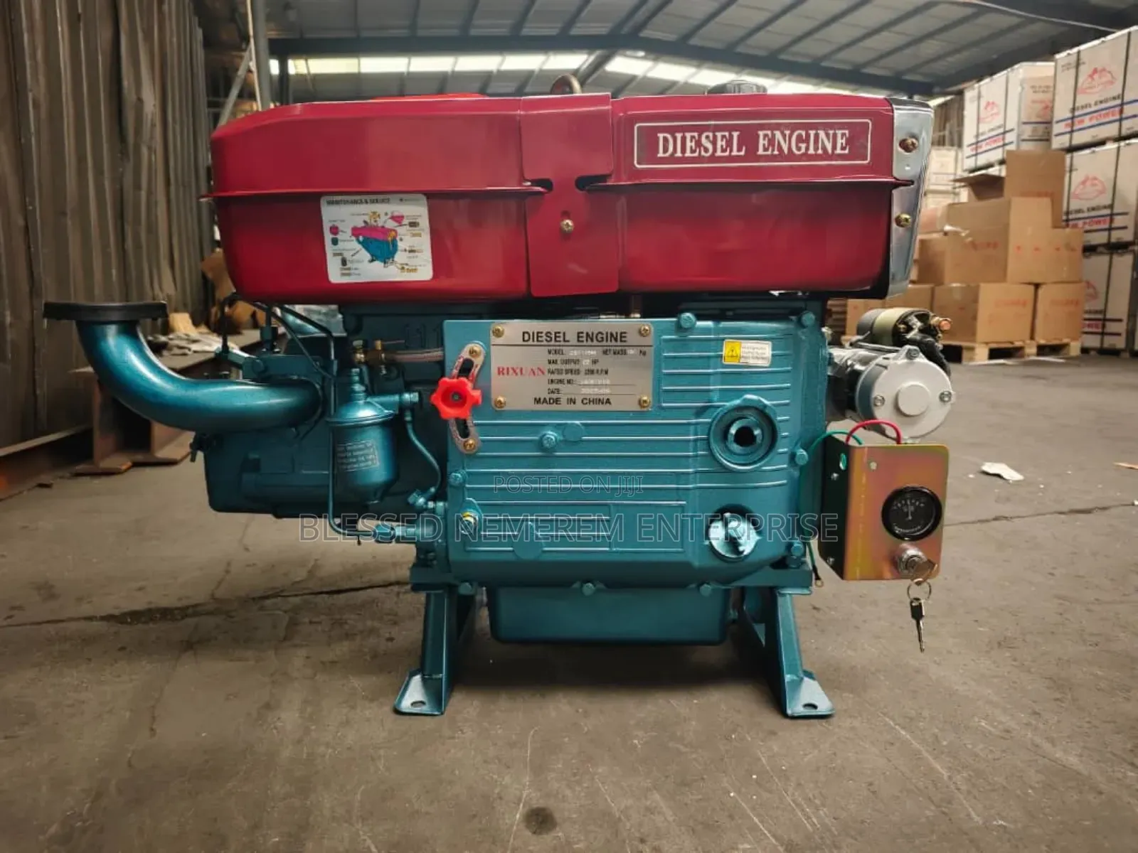 Rixuan Basic Diesel Generator 1115 Engine Key Start