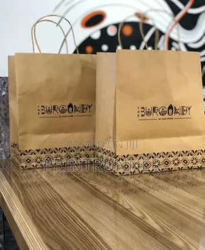 Custom Mini Large Brown Bag