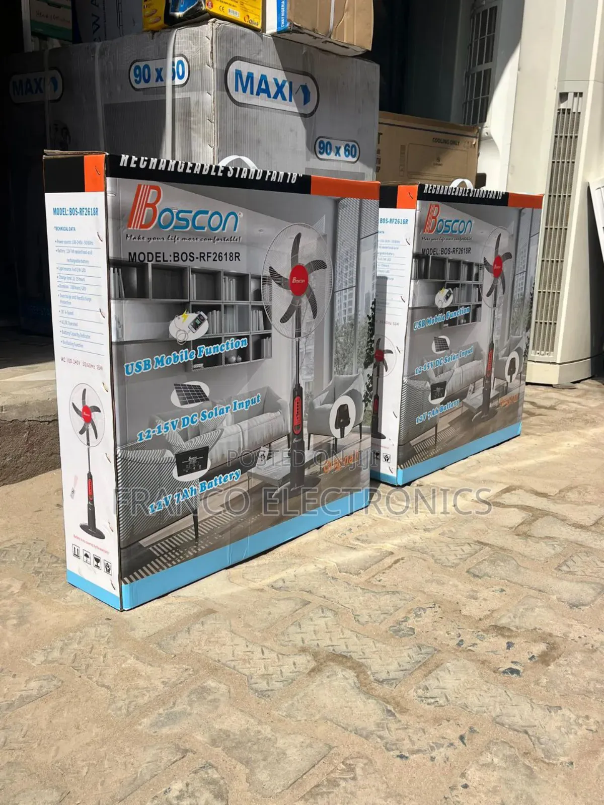 Boscon Rechargeable Fan