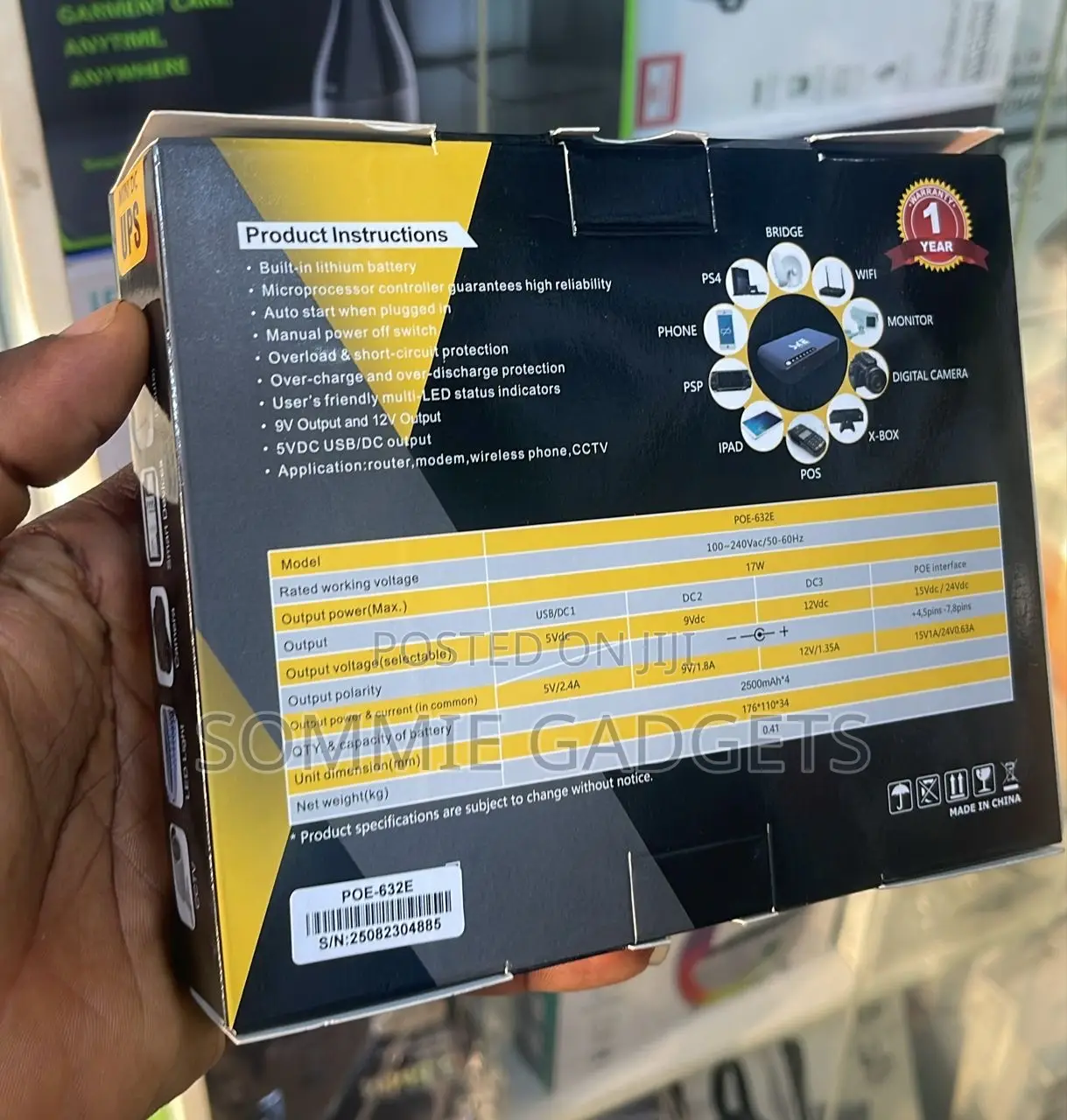Ske Mini Dc Ups 10000mah