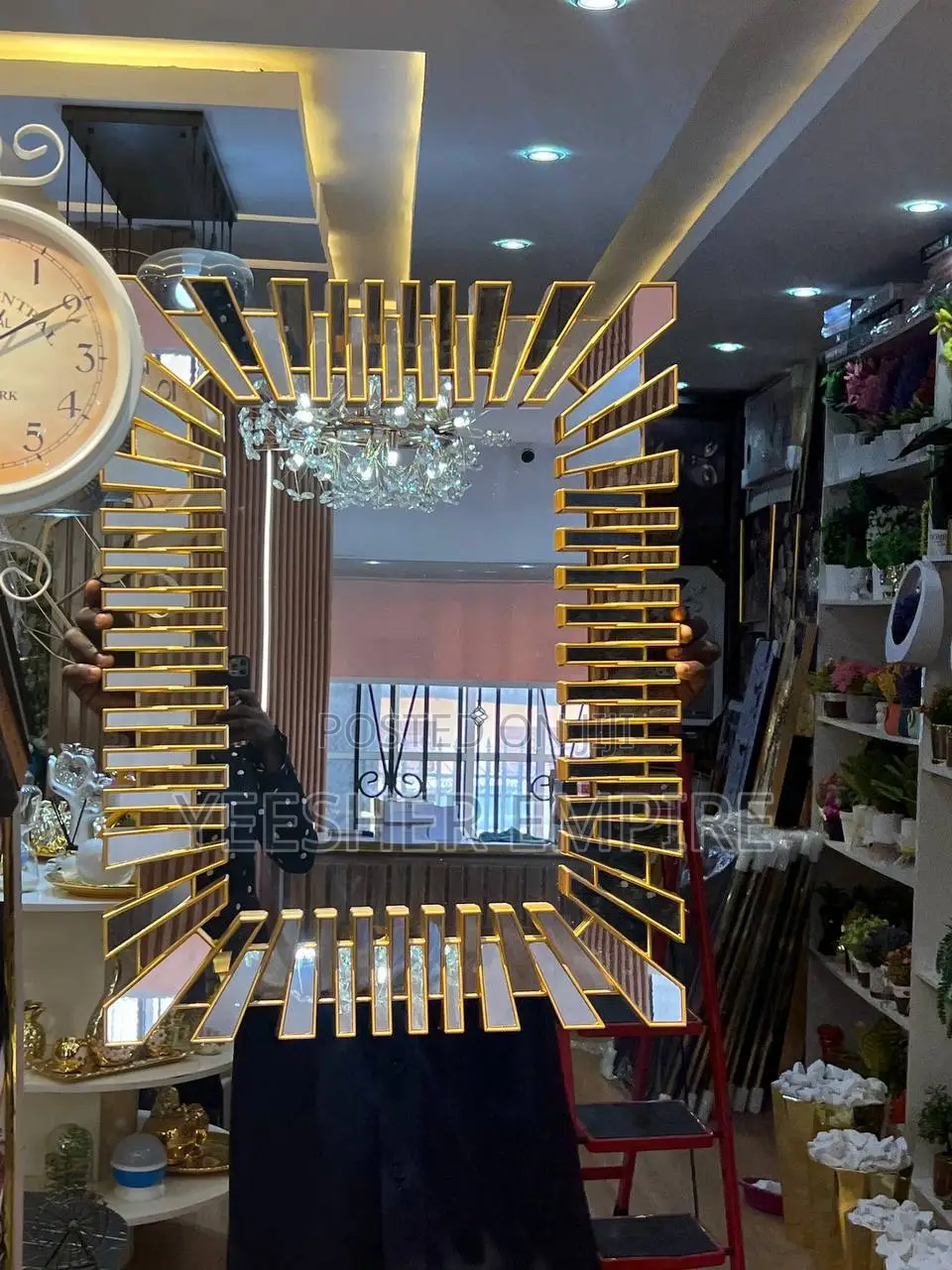 Stylish 3d Console Mirror