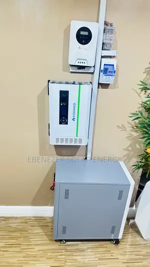 15kwh Cworth Battery Full Setup/ 7.5kva Inverter/ 12pics 500w Panels