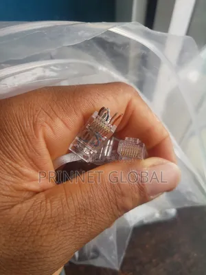 Rj45 Pass-Through Connector Modular Plugs