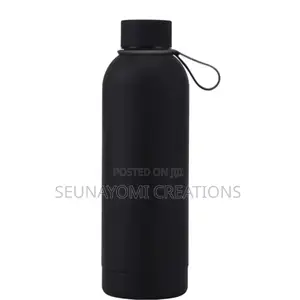 Insulated Matteed Thermo Flask With Handle