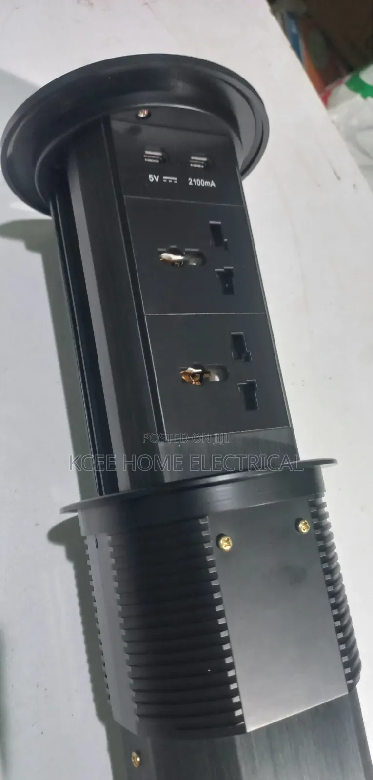 4 Way Pop-Up Table Socket With Usb Ports Wireless Charging Pad