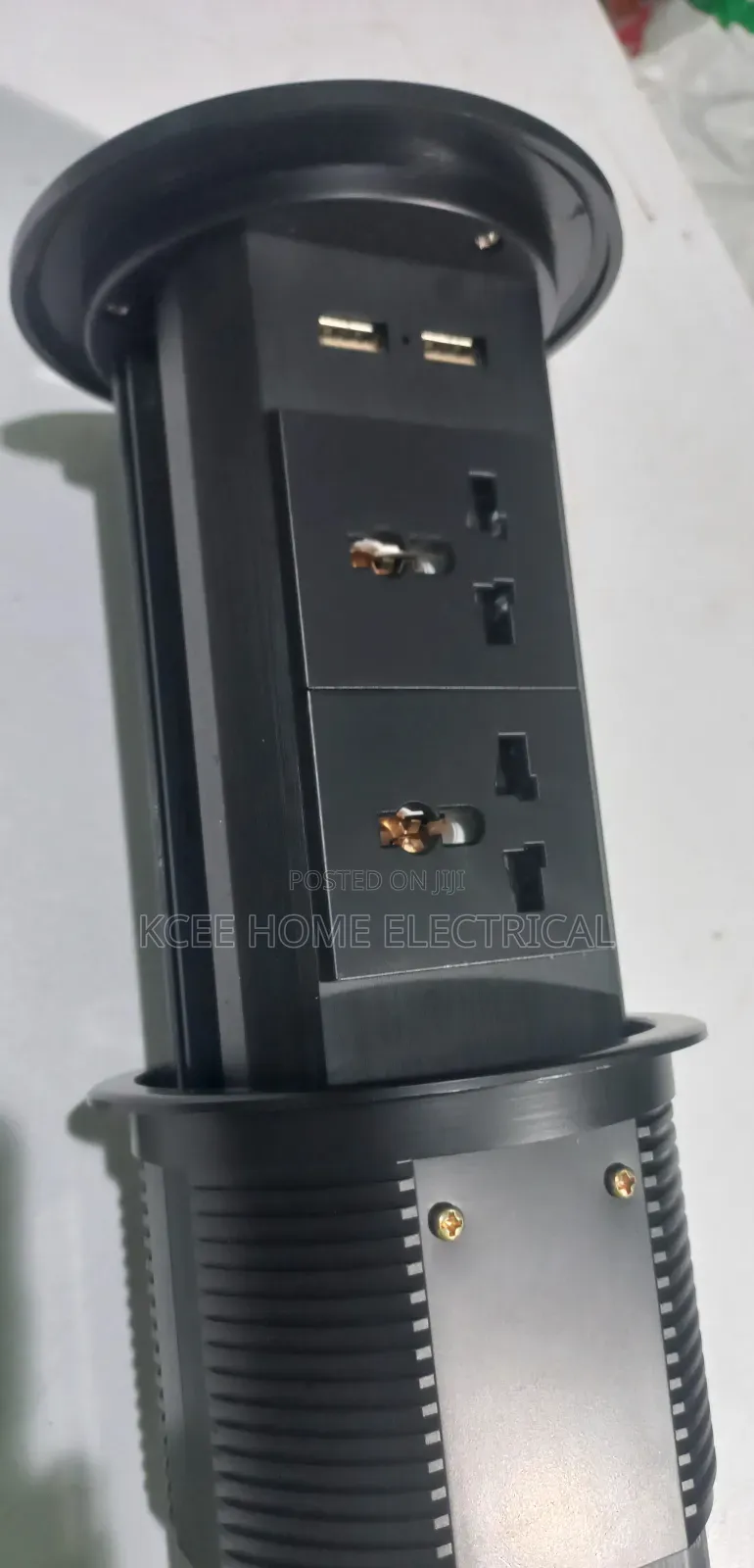 4 Way Pop-Up Table Socket With Usb Ports Wireless Charging Pad