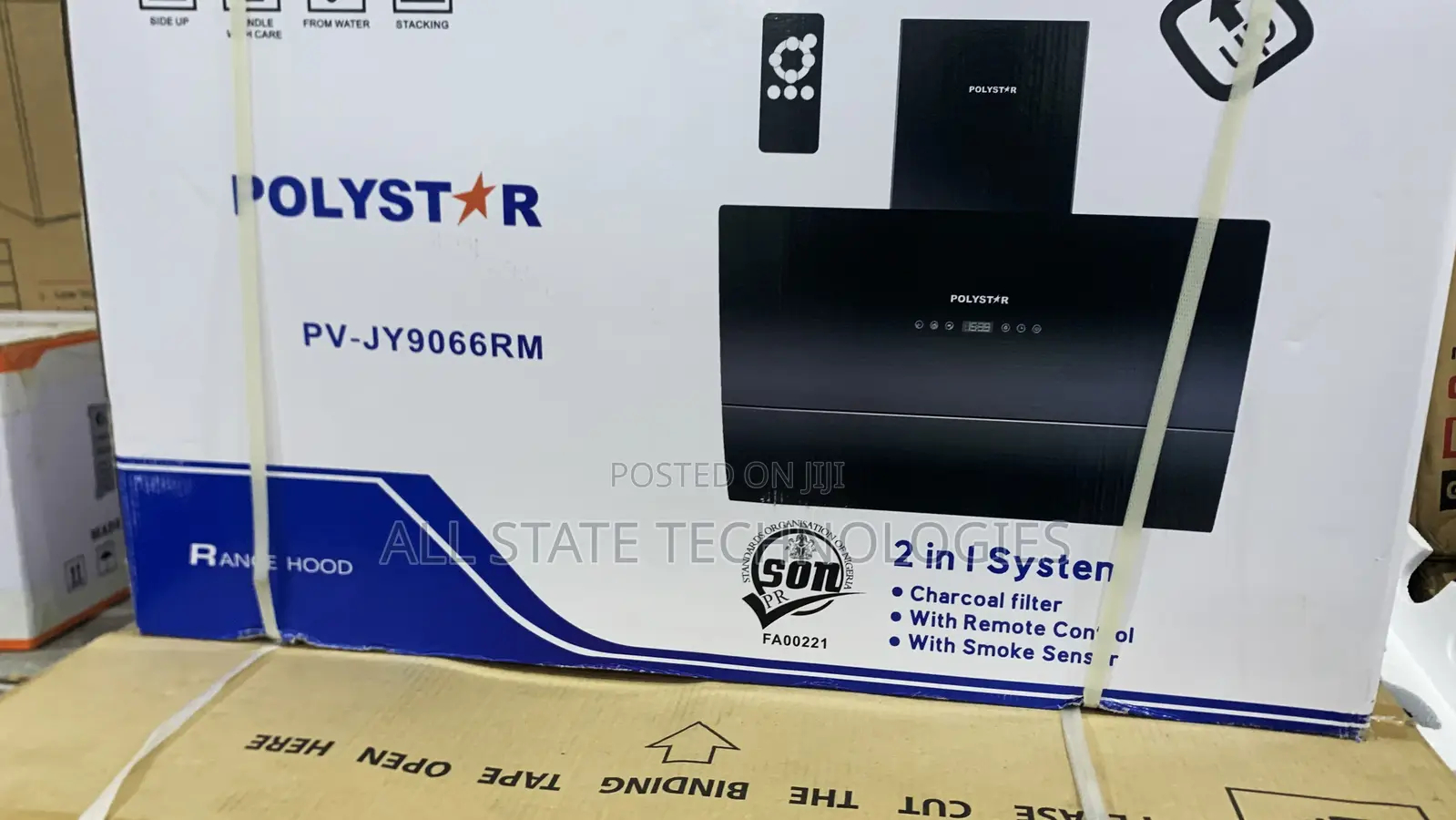 Polystar 90cm Kitchen Range Extractor Pv-Jy9066rm