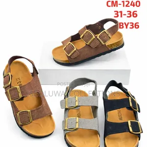 Kids’ Double Buckle Cork Sandals Are Perfect for School and Outings