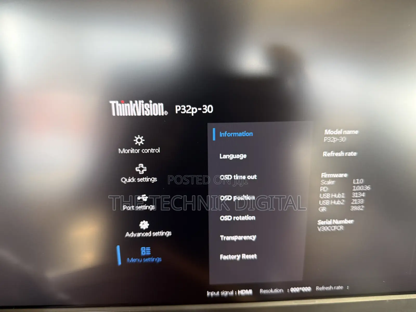 Lenovo Thinkvision P32p-30