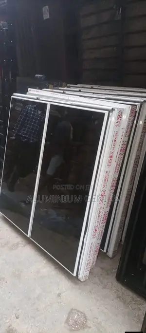 White Frameless Window