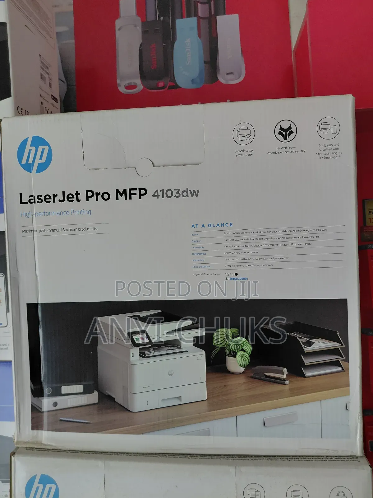 Hp Laserjet Pro MFP M4103dw Printer