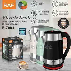 Raf 3l Electric Water Heater Kettle Coffee 1600w
