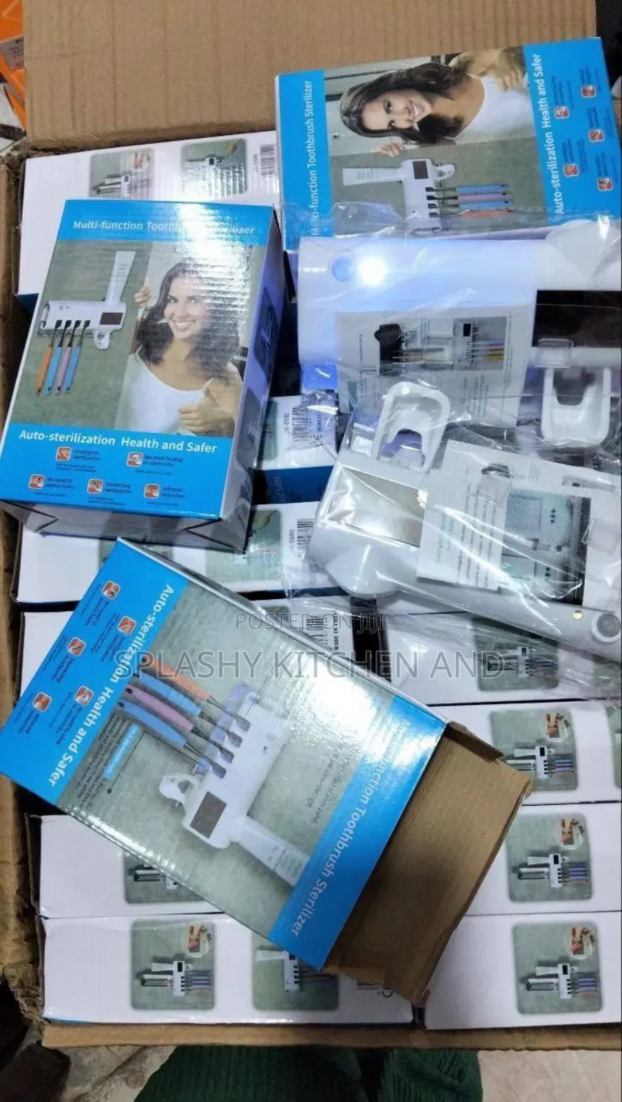 Automatic Toothpaste Dispenser Toothbrush Uv Sterilizer