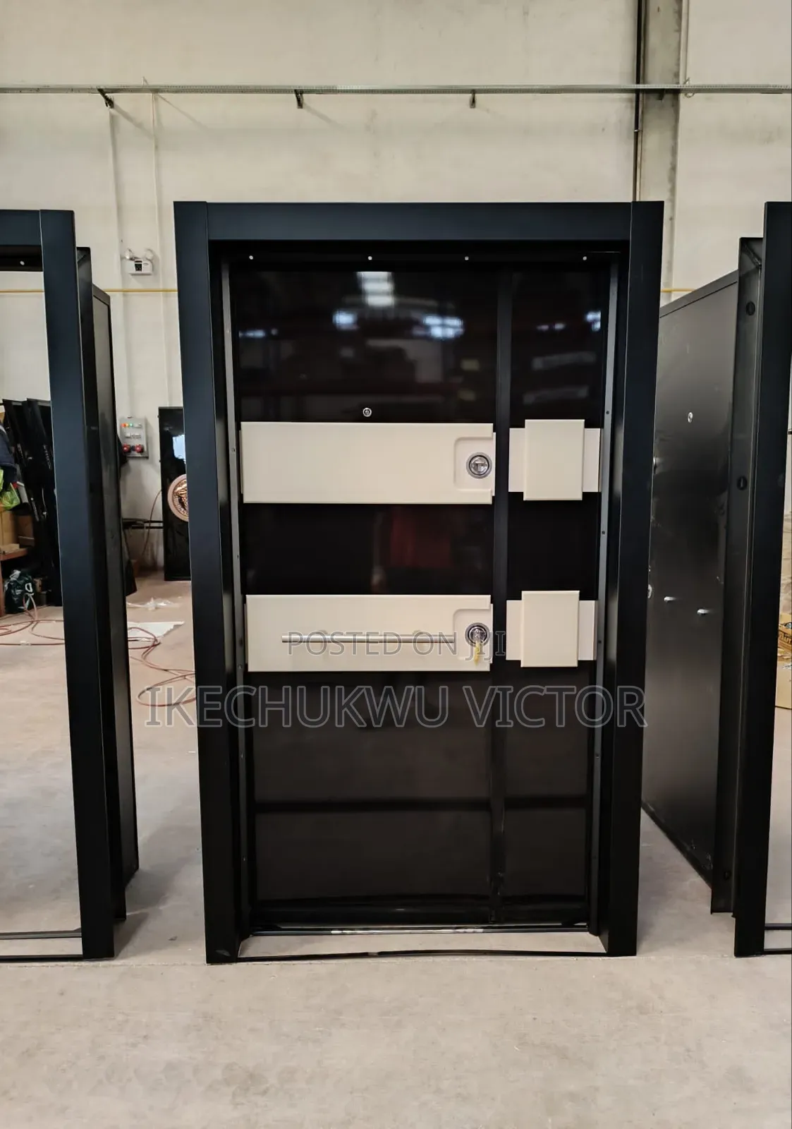 Black White Entrance Door