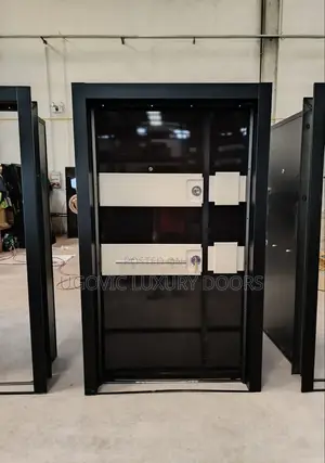Black White Entrance Door