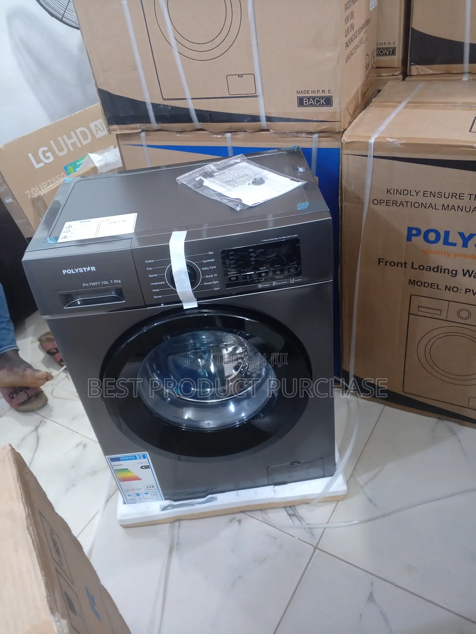 7kg Polystar Frontload (Washing Machine)