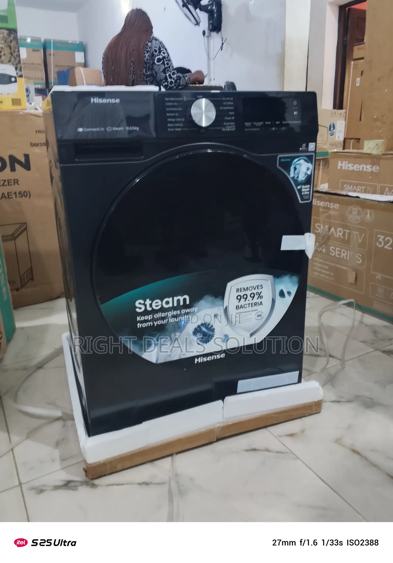 Hisense 10.5kg Front Load Washer Dryer: All-in-One Laundry Solution