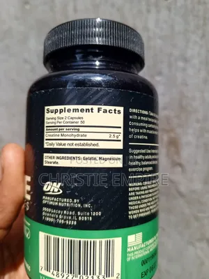 On Optimum Nutrition Micronized Creatine 100 Capsules 50 Servings
