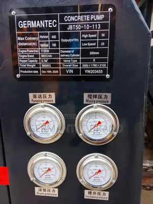 Concrete Mixer With Pump