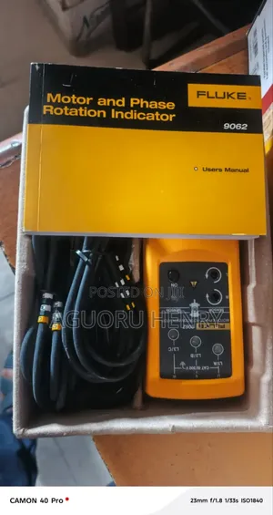 Fluke 9062 Motor and Phase Rotation Indicator