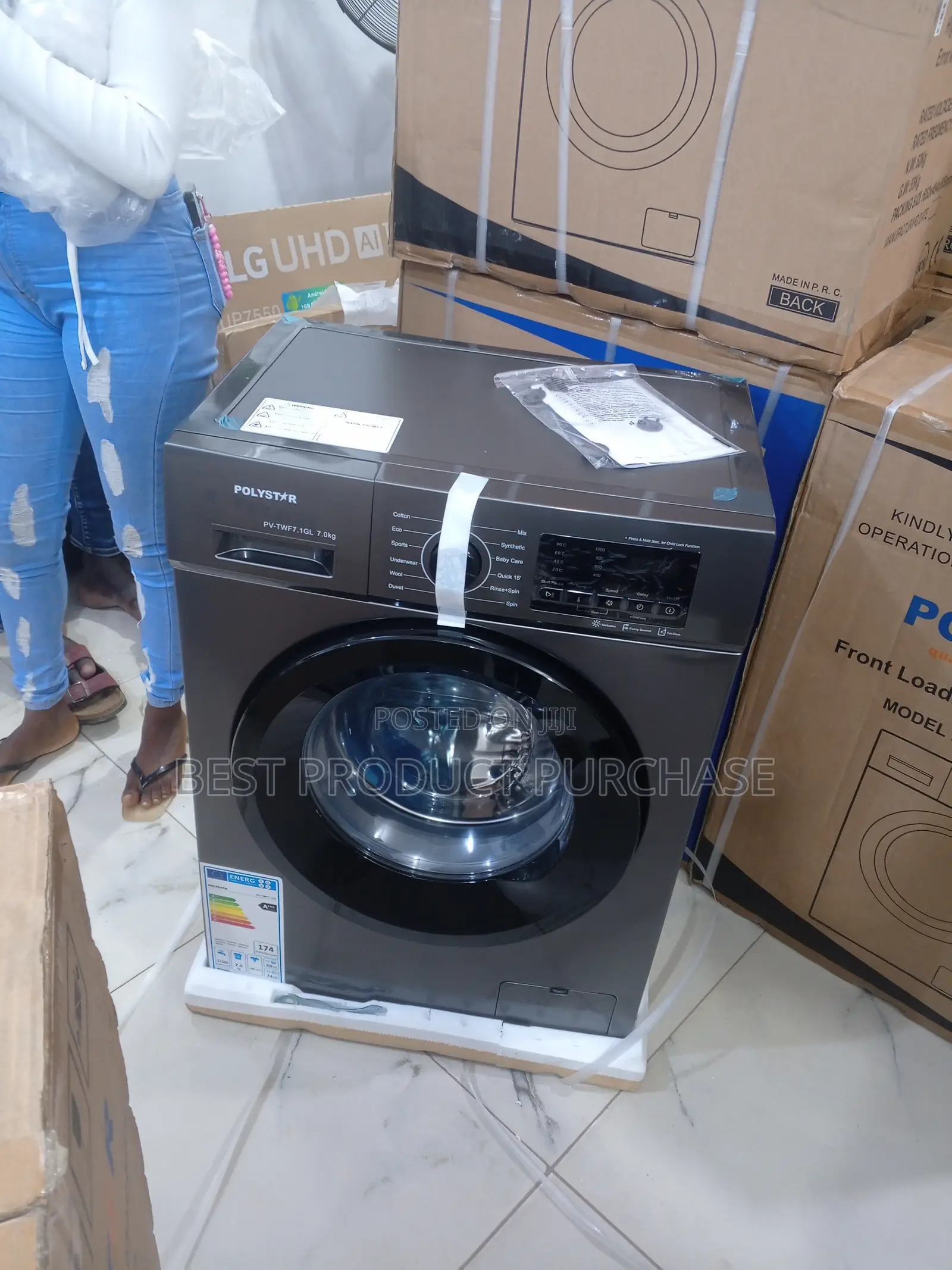 Polystar 7kg Fully Automatic Washing Machine
