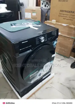 Space-Saving Hisense 10.5kg Washer-Dryer | Fast Spin