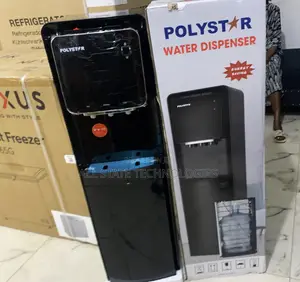 Polystar Standing Water Dispenser With 3 Faucets Black
